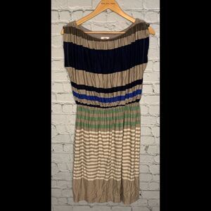 Suzi Chin jersey stripe dress. Size 6